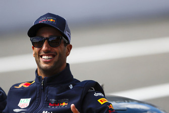 Daniel Ricciardo, Red Bull Racing, in the drivers parade