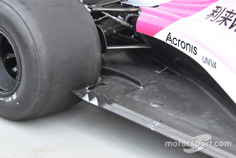 Racing Point Force India, dettaglio del fondo