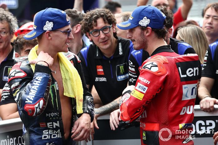 Fabio Quartararo, Yamaha Factory Racing Francesco Bagnaia, equipo Ducati
