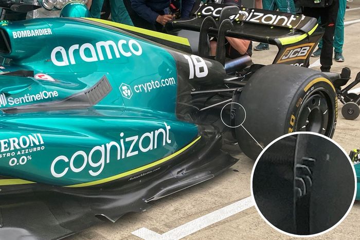 Conducto de freno trasero Aston Martin AMR22