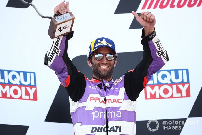 Podio: segundo lugar Johann Zarco, Pramac Racing
