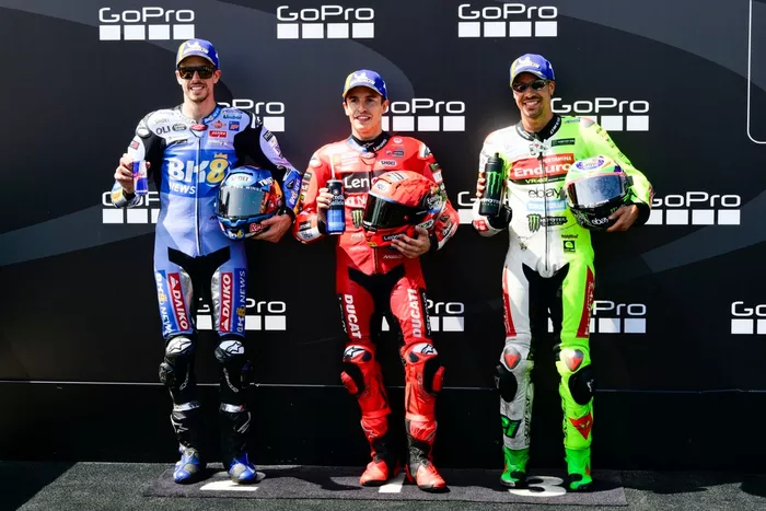 Franco Morbidelli, VR46 Racing Team, Alex Marquez, Gresini Racing, Marc Marquez, Ducati Team