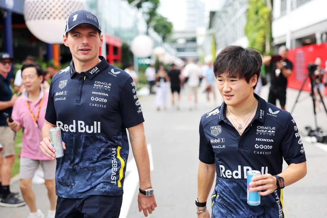 Max Verstappen, Red Bull Racing, Yuki Tsunoda, zespół Red Bull Racing