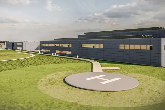 Aston Martin Silverstone factory rendering