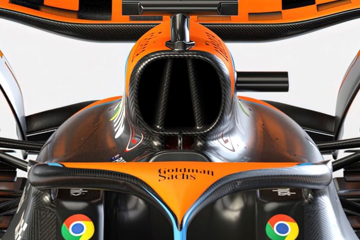 McLaren MCL60, detalle airbox