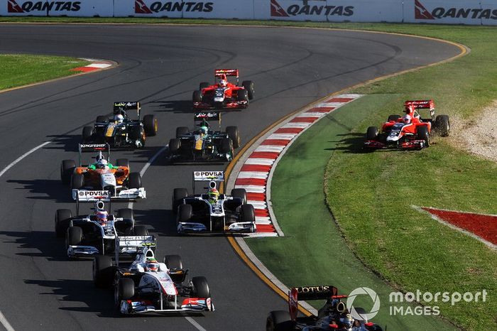 Timo Glock, Virgin Racing MVR-02 al inicio