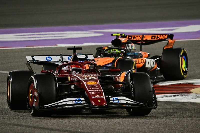 Charles Leclerc, Ferrari, Lando Norris, McLaren