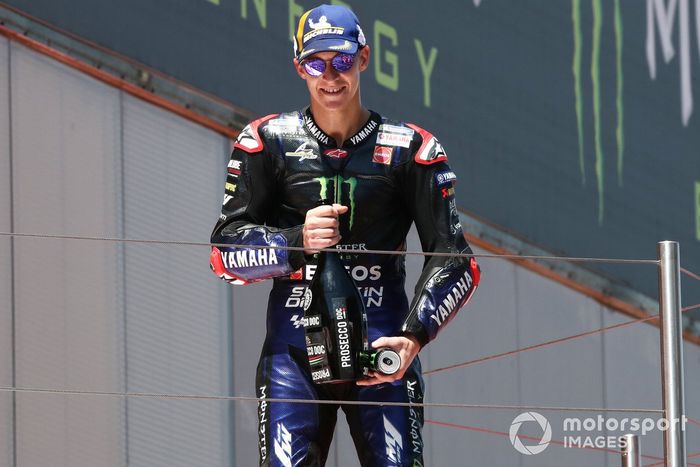 Podio: ganador Fabio Quartararo, Yamaha Factory Racing