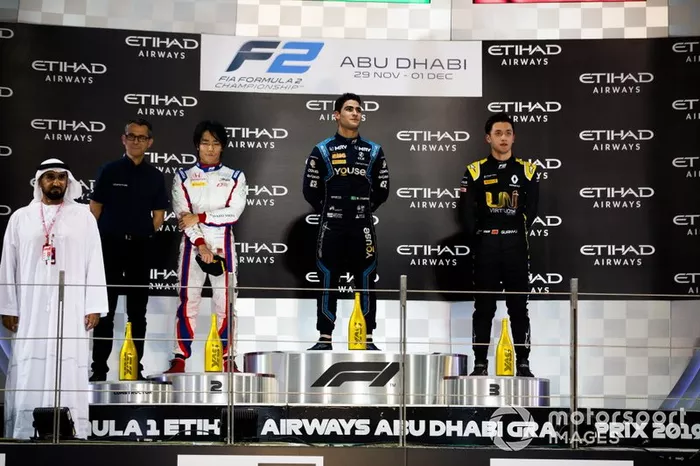 Sergio Sette Camara, Dams Nobuharu Matsushita, Carlin and Guanyu Zhou, UNI Virtuosi Racing 