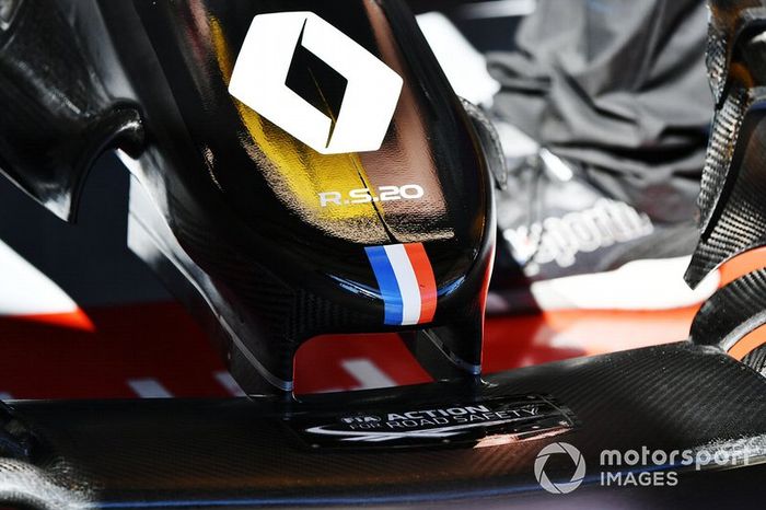 Detalle de la nariz del Renault F1 Team R.S.20 