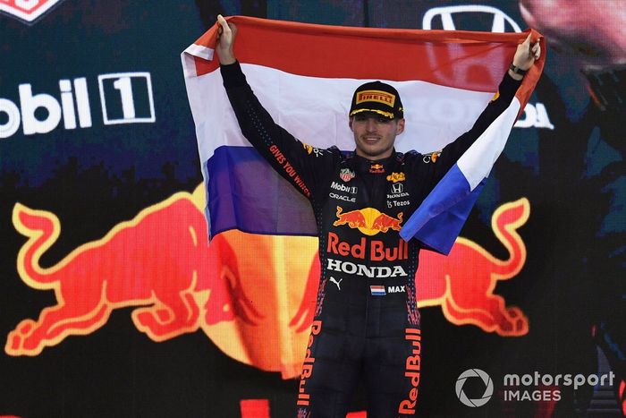 El campeón del mundo Max Verstappen, Red Bull Racing
