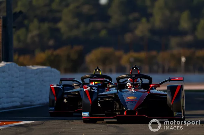 Sebastien Buemi, Nissan e.Dams, Nissan IMO2, Oliver Rowland, Nissan e.Dams, Nissan IMO2