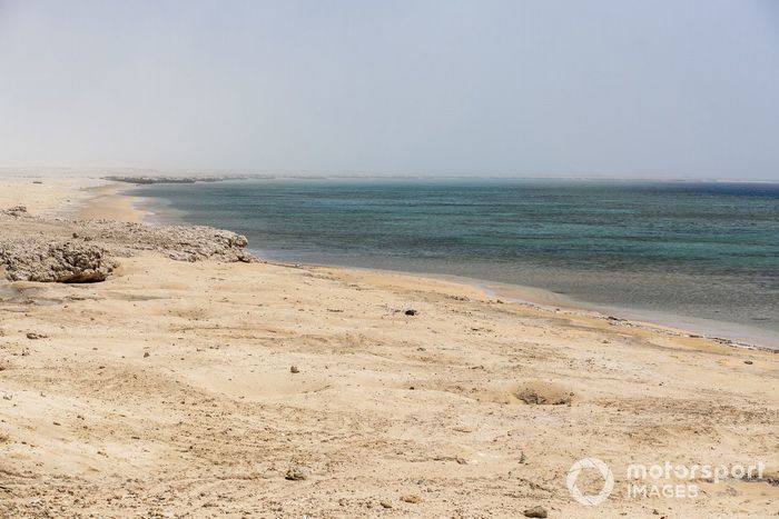 La playa donde se llevó a cabo la limpieza.