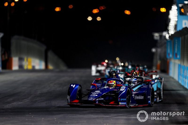 Robin Frijns, Envision Virgin Racing, Audi e-tron FE07 Sam Bird, Jaguar Racing, Jaguar I-Type 5 