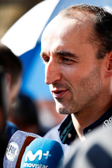 Robert Kubica, Williams Racing, parla con la stampa