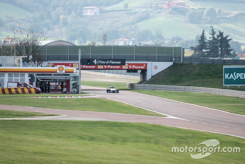 La Colombienne Tatiana Calderón, lors des Essais Sauber