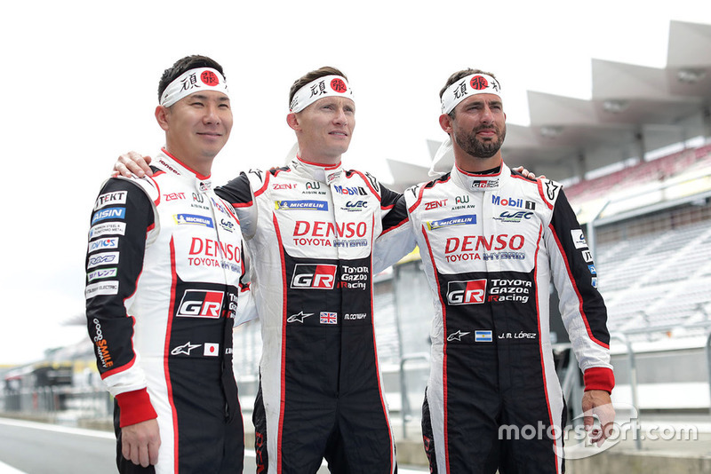 Mike Conway, Kamui Kobayashi, Jose Maria Lopez, Toyota Gazoo Racing
