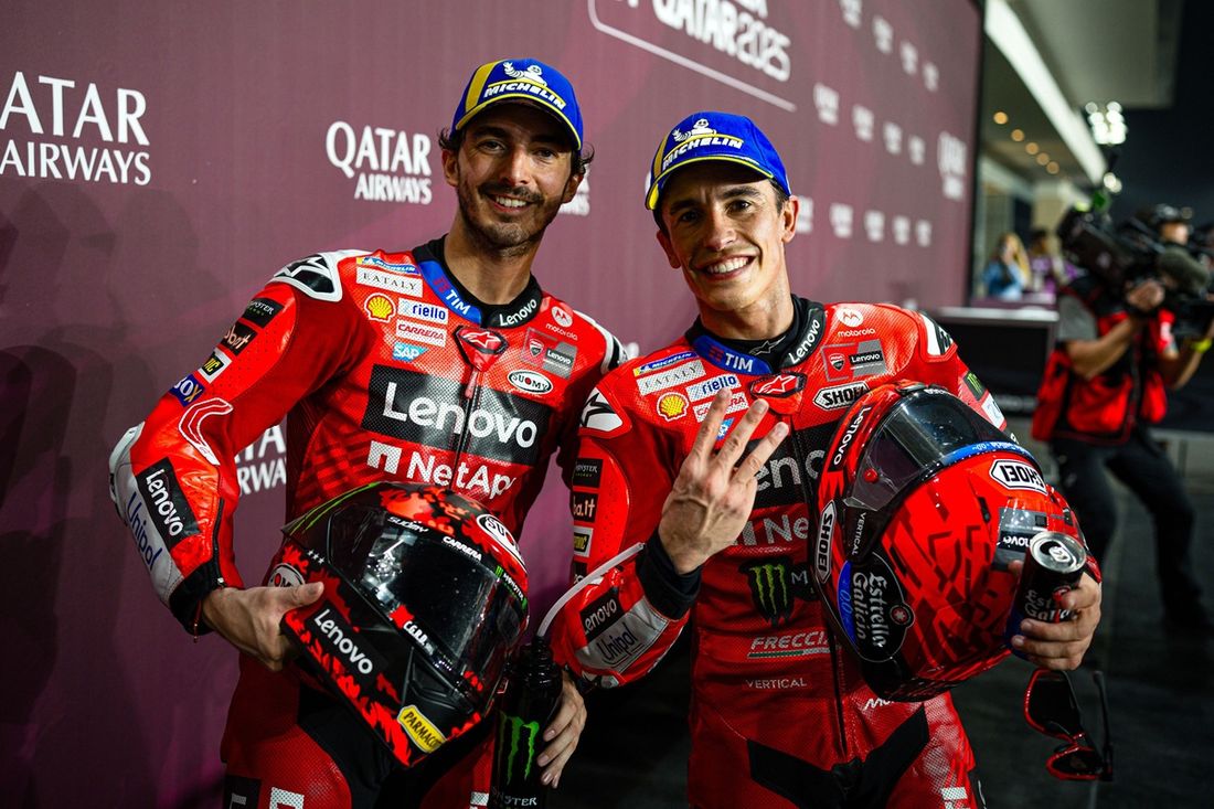 Francesco Bagnaia, zespół Ducati, Marc Marquez, zespół Ducati