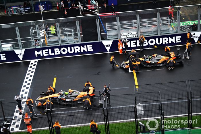 Lando Norris, McLaren, Oscar Piastri