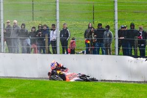 Jack Miller, caída del Red Bull KTM Factory Racing