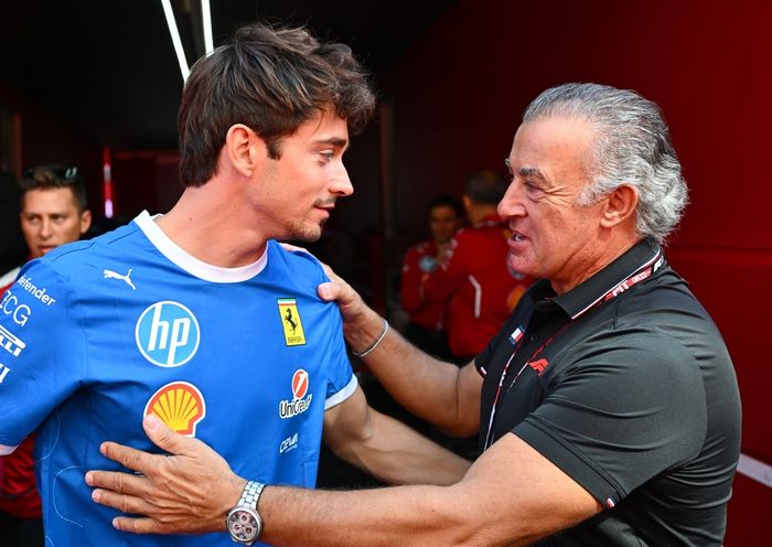 Charles Leclerc, Ferrari avec Jean Alesi