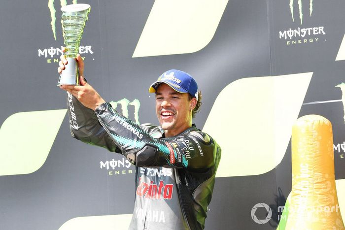 Podio: segundo lugar Franco Morbidelli, Petronas Yamaha SRT