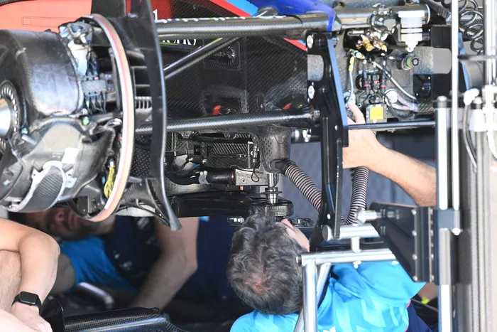 Detalles técnicos del Williams FW45