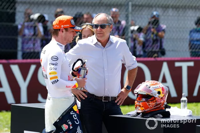 Max Verstappen, Red Bull Racing, 1ª posição, após o Sprint