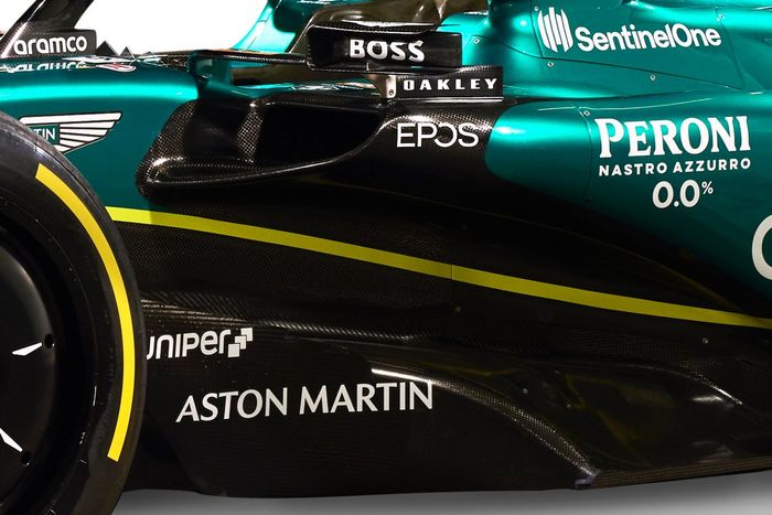 Aston Martin AMR23 detalle