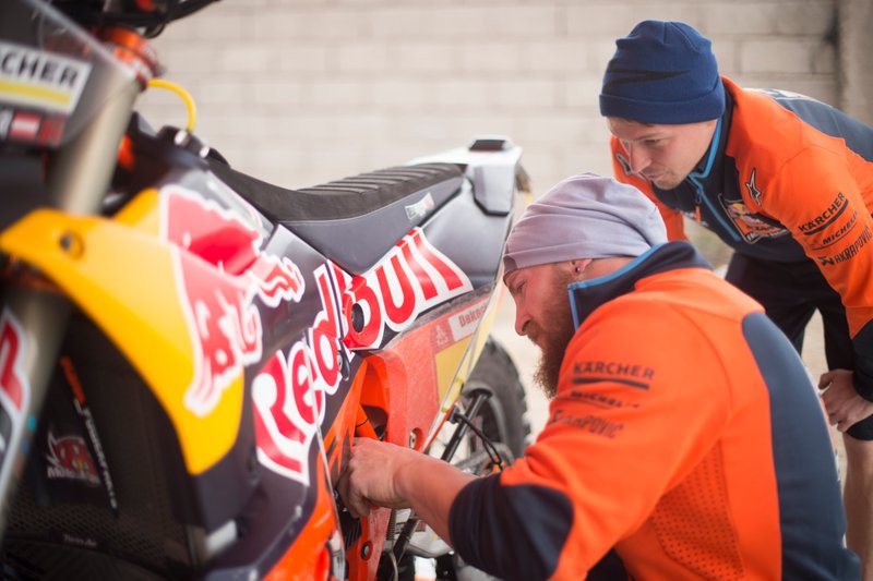 Mecánicos de KTM