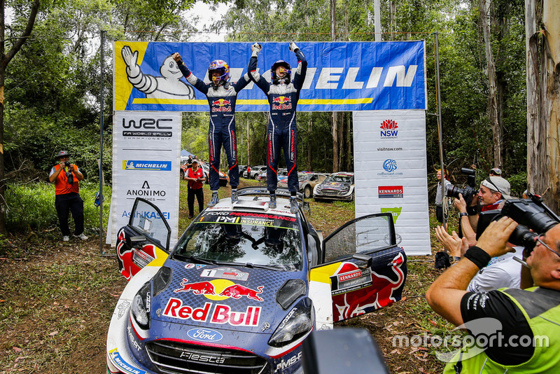 I Campioni 2018 del WRC Sébastien Ogier, Julien Ingrassia, Ford Fiesta WRC, M-Sport Ford, Malcolm Wilson