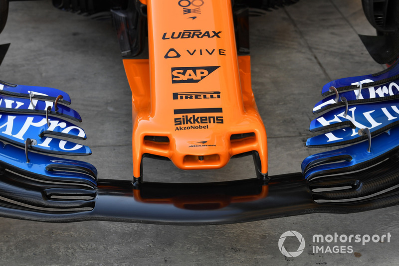 Aileron avant de la McLaren MCL33