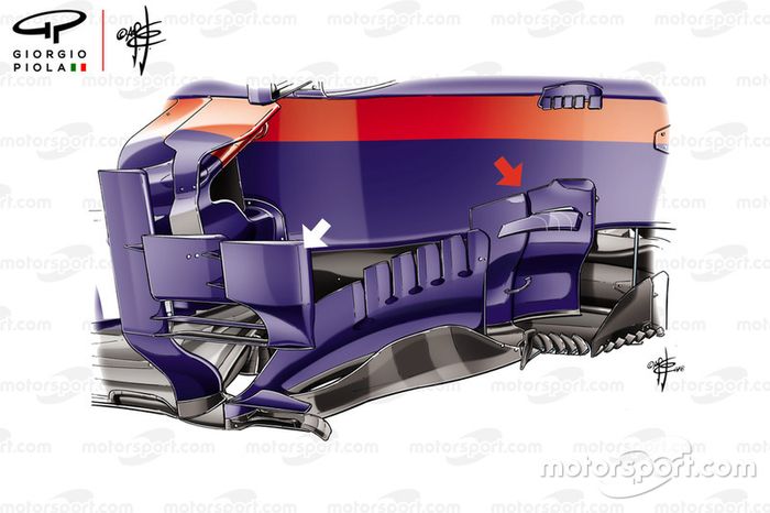 Bargeboard del Toro Rosso STR13