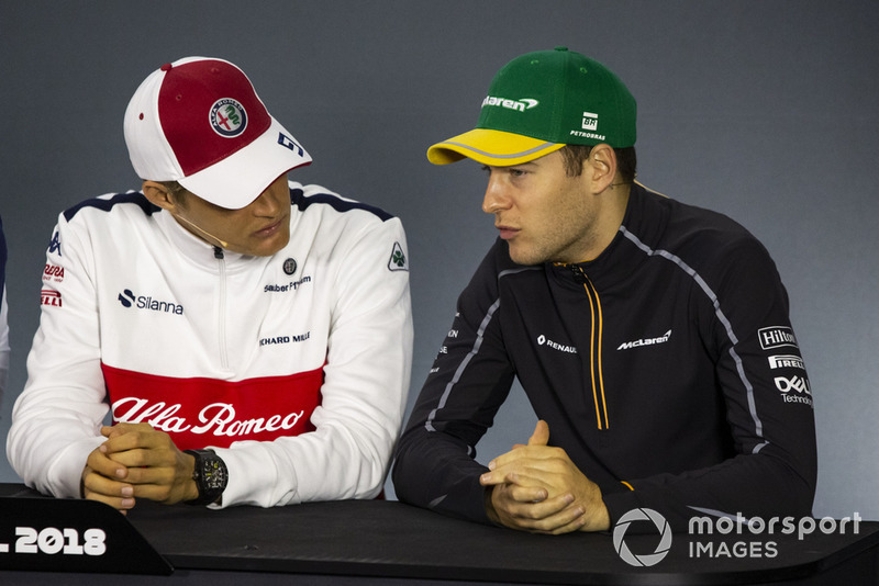 Маркус Ерікссон, Sauber, Стоффель Вандорн, McLaren