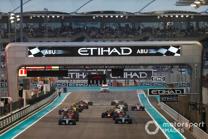 Lewis Hamilton, Mercedes AMG F1 W09 EQ Power+, Valtteri Bottas, Mercedes AMG F1 W09 EQ Power+, Sebastian Vettel, Ferrari SF71H, Kimi Raikkonen, Ferrari SF71H, Daniel Ricciardo, Red Bull Racing RB14, Max Verstappen, Red Bull Racing RB14