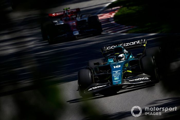 Lance Stroll, Aston Martin AMR22, Zhou Guanyu, Alfa Romeo C42