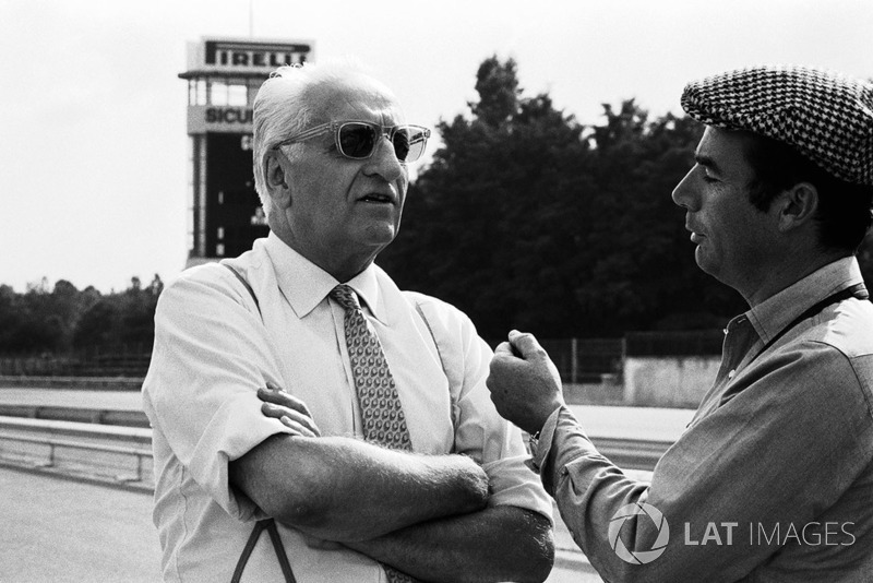 Enzo Ferrari et Bernard Cahier