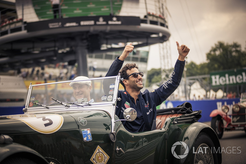 F1-es versenyzői parádé az Olasz Nagydíjról, Monzából