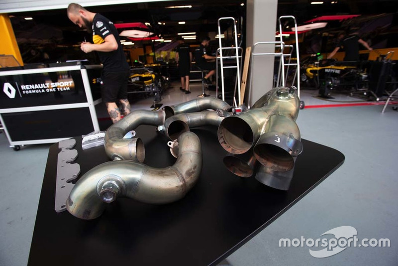 Exhaust of Renault Sport F1 Team
