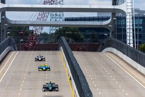 #78: Agustín Canapino, Juncos Hollinger Racing Chevrolet, #29: Devlin DeFrancesco, Andretti Steinbrenner Autosport Honda