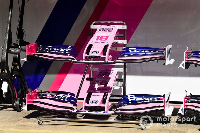 Alerón delantero del Racing Point RP19