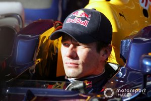 Sebastien Loeb, Campeón del Mundo de Rallyes, prueba para Red Bull Racing