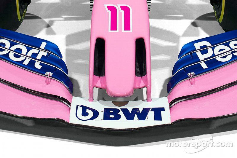 Détail de la livrée Racing Point