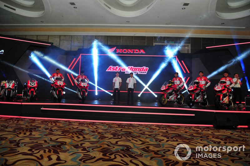 Rheza Danica, Andi Gilang, Gerry Salim, Mario Suryo Aji, Awhin Sanjaya, Irfan Ardiansyah, Lucky Hendriansya, Astra Honda Racing Team
