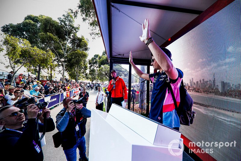 Lance Stroll, Racing Point hand mould