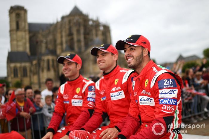 Miguel Molina, Davide Rigon, Antonio Fuoco, AF Corse Ferrari