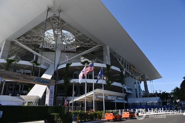 Entrada al circuito de F1 de Miami