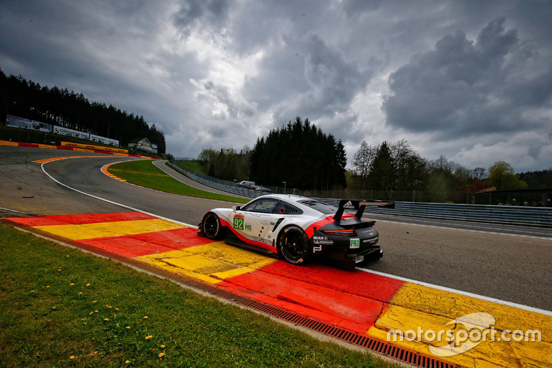 #92 Porsche Team Porsche 911 RSR: Michael Christensen, Kevin Estre