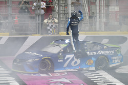Race winner Martin Truex Jr., Furniture Row Racing Toyota