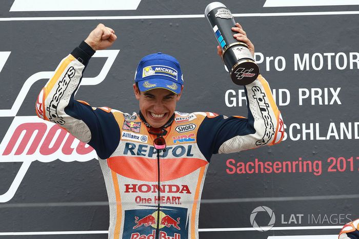 Podium: ganador, Marc Márquez, Repsol Honda Team